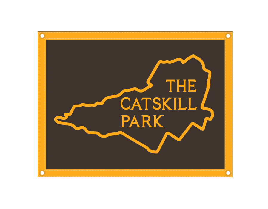 Vintage Style "The Catskill Park" Camp Flag